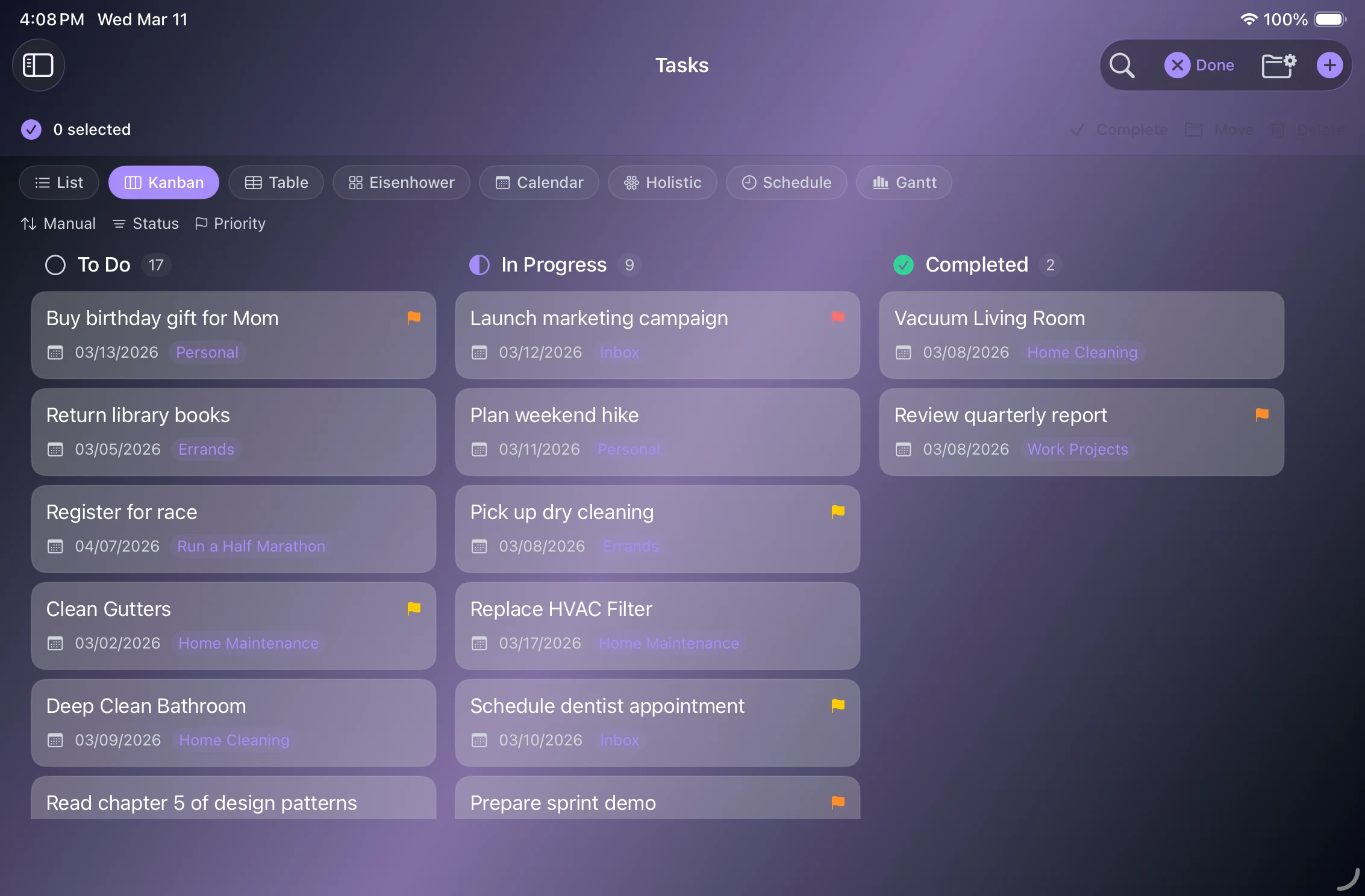 Kanban · iPad
