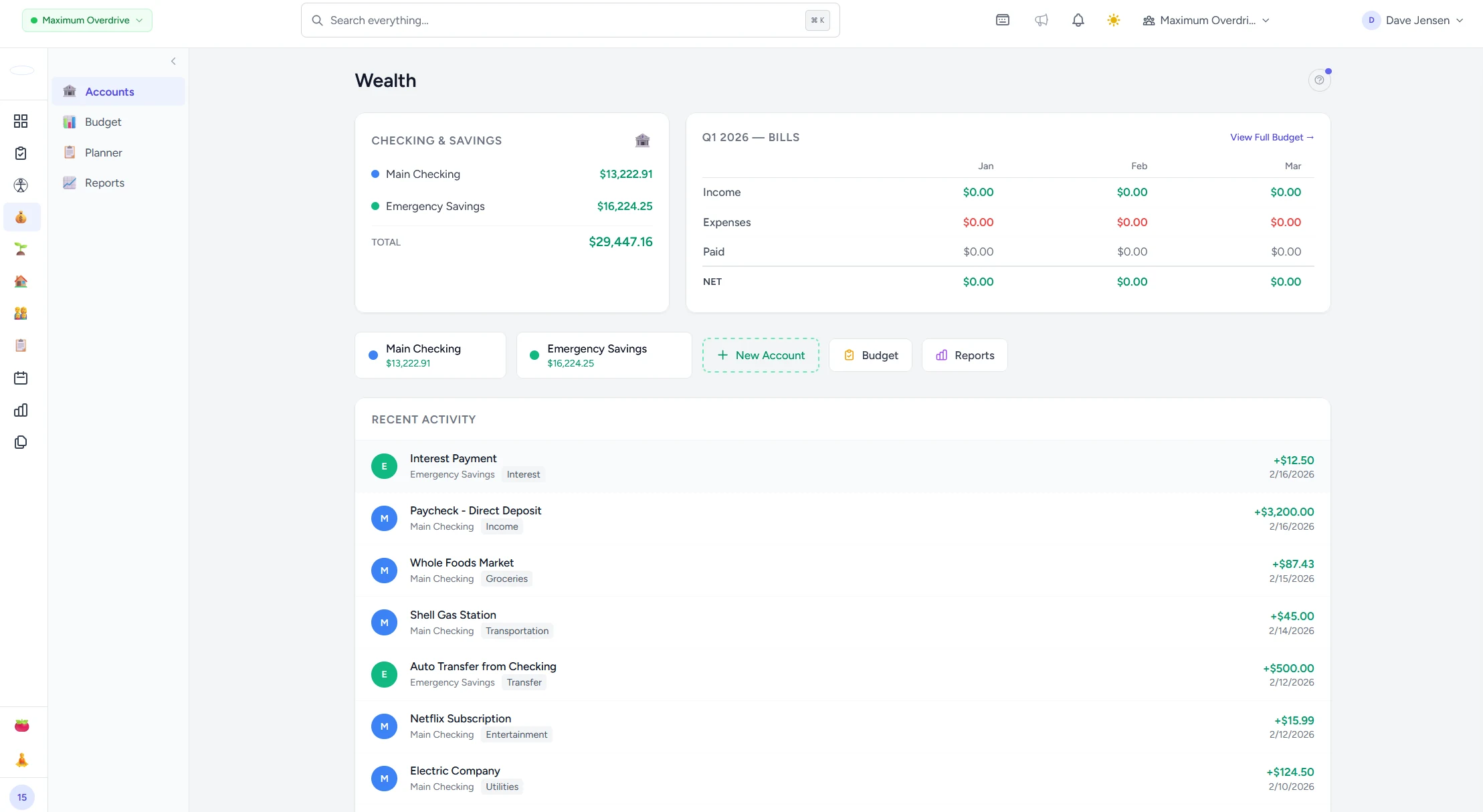 Wealth Dashboard