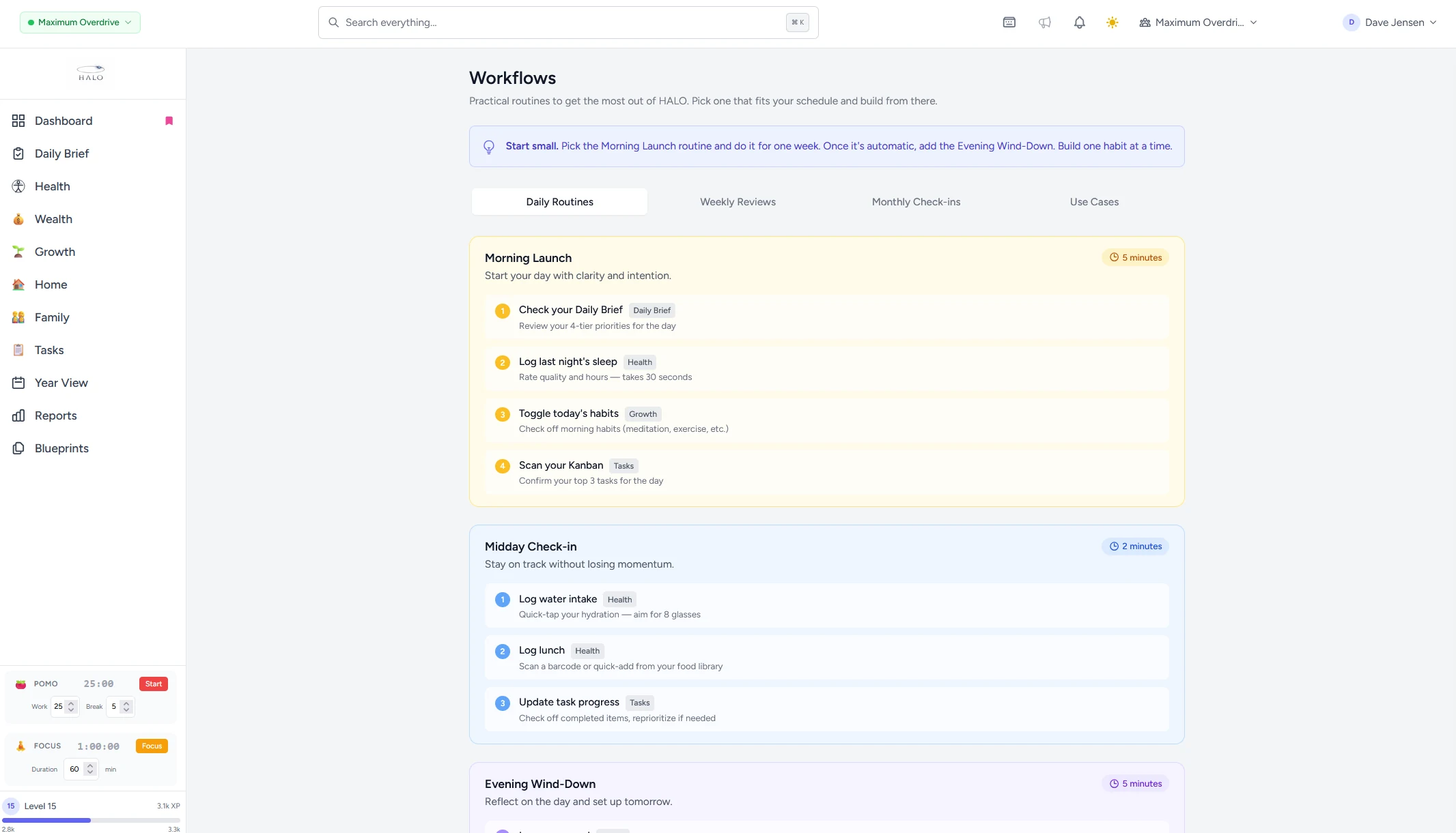 Workflow Blueprints